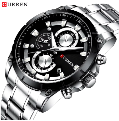 Men Watch Business Quartz Casual Fashion Wristwatch