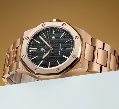 Rose gold For Men - Business Fashion watches for men - Waterproof watch