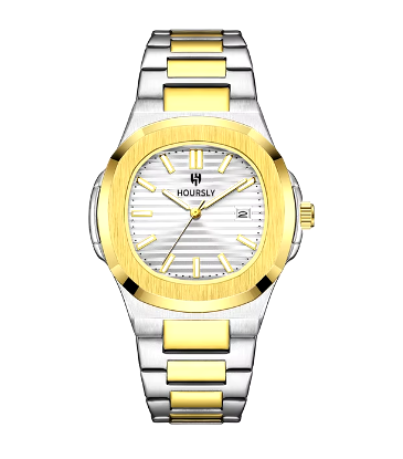 gold steel strip high-end classic style suitable for business